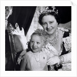 The Queen Mother and Princess Anne at the Coronation by Cecil Beaton