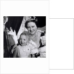 The Queen Mother and Princess Anne at the Coronation by Cecil Beaton