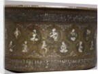 Basin featuring roundels with animals, hunting and fishing figures by Anonymous