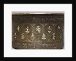 Basin featuring roundels with animals, hunting and fishing figures by Anonymous