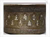 Basin featuring roundels with animals, hunting and fishing figures by Anonymous