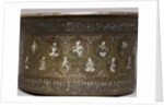 Basin featuring roundels with animals, hunting and fishing figures by Anonymous