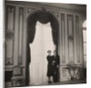 The Duke and Duchess of Windsor posing against a large window by Cecil Beaton