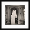 The Duke and Duchess of Windsor posing against a large window by Cecil Beaton