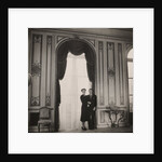 The Duke and Duchess of Windsor posing against a large window by Cecil Beaton