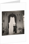 The Duke and Duchess of Windsor posing against a large window by Cecil Beaton