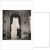 The Duke and Duchess of Windsor posing against a large window by Cecil Beaton