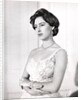 Princess Margaret in a formal one-shouldered evening dress by Cecil Beaton