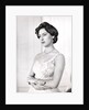 Princess Margaret in a formal one-shouldered evening dress by Cecil Beaton