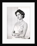 Princess Margaret in a formal one-shouldered evening dress by Cecil Beaton