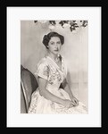 Princess Margaret sitting on a chair by Cecil Beaton