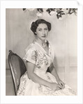 Princess Margaret sitting on a chair by Cecil Beaton