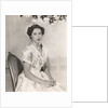 Princess Margaret sitting on a chair by Cecil Beaton