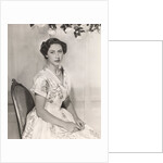 Princess Margaret sitting on a chair by Cecil Beaton