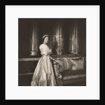 The Queen Mother posing in Buckingham Palace by Cecil Beaton