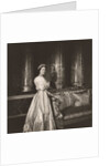 The Queen Mother posing in Buckingham Palace by Cecil Beaton