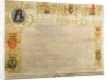 Letters patent in the name of William III and Mary II by Anonymous
