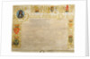 Letters patent in the name of William III and Mary II by Anonymous