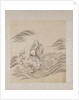 Lohan riding on a conch shell by Anonymous