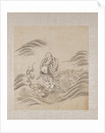 Lohan riding on a conch shell by Anonymous