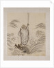 Lohan on the back of a dragon holding a pair of gourd vases by Unknown