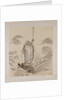 Lohan on the back of a dragon holding a pair of gourd vases by Unknown