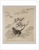 Lohan riding on the back of a tiger by Anonymous