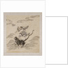 Lohan riding on the back of a tiger by Anonymous