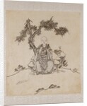 Lohan seated on a rock and holding a bell and a vadra by Unknown