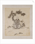 Lohan seated on a rock and holding a bell and a vadra by Unknown