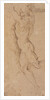 Nude figure of a man holding by Jacopo Palma