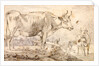 Study of two cows by Paulus Potter