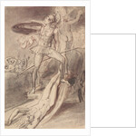Achilles dragging the body of Hector round the walls of Troy by Isaac Tylor