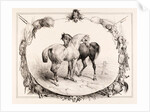 Chevaux au Pâturage by Unknown