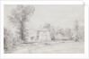 Drawing depicting a cottage by John Constable
