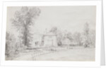 Drawing depicting a cottage by John Constable
