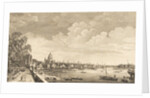 A view from Somerset Gardens to London Bridge by Edward Rooker