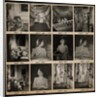 Contact print showing Princess Elizabeth by Cecil Beaton
