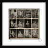 Contact print showing Princess Elizabeth by Cecil Beaton