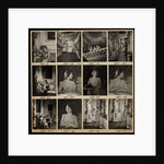 Contact print showing Princess Elizabeth by Cecil Beaton