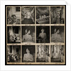 Contact print showing Princess Elizabeth by Cecil Beaton