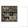 Contact print showing Princess Elizabeth by Cecil Beaton