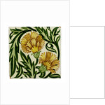 Carnation flowers tile by William De Morgan
