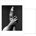 London Contemporary Dance School student's hand holding a foot by Anthony Crickmay