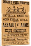 Grand Assault at Arms and Boxing Competition, at the Sadler's Wells by W. Hodges