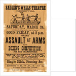 Grand Assault at Arms and Boxing Competition, at the Sadler's Wells by W. Hodges