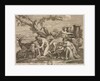Jupiter nourished by the Corybantes by Guillaume Château; Nicolas Poussin