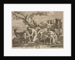 Jupiter nourished by the Corybantes by Guillaume Château; Nicolas Poussin