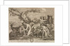 Jupiter nourished by the Corybantes by Guillaume Château; Nicolas Poussin