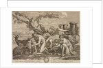 Jupiter nourished by the Corybantes by Guillaume Château; Nicolas Poussin